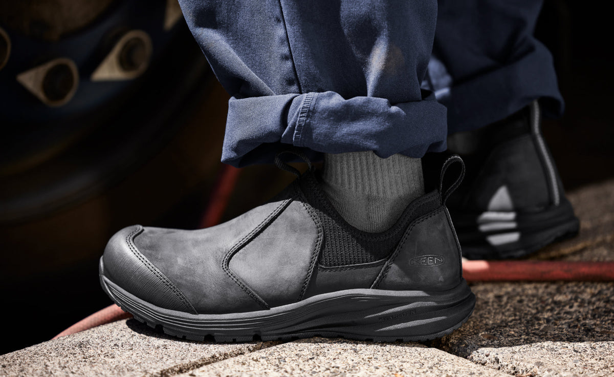 Men's Vista Energy+ Shift ESD (Carbon Toe) Coffee Bean/Black | Keen