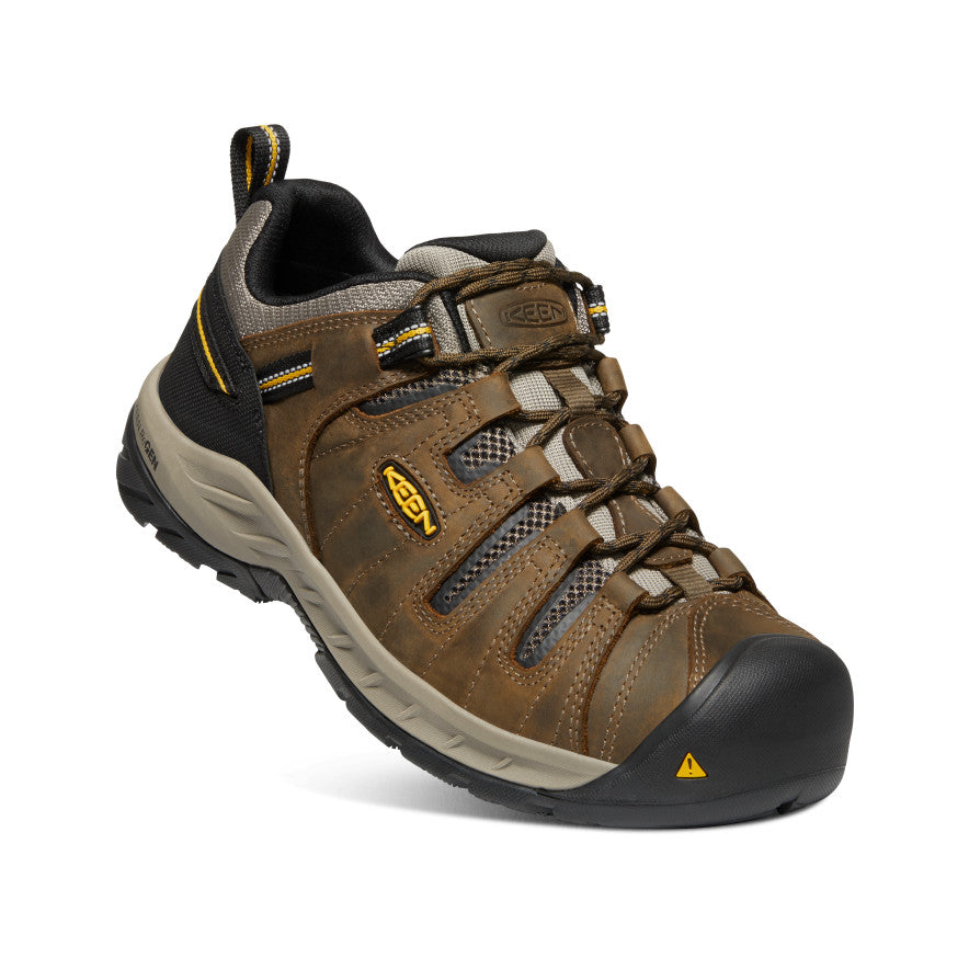 Men's Flint II (Soft Toe) Cascade Brown/Golden Rod | Keen
