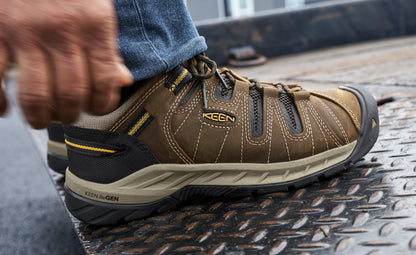 Men's Flint II (Soft Toe) Cascade Brown/Golden Rod | Keen