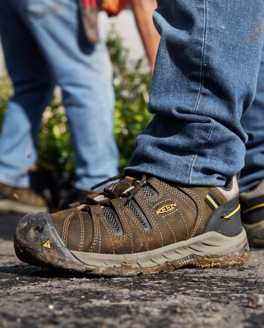 Men's Flint II (Soft Toe) Cascade Brown/Golden Rod | Keen