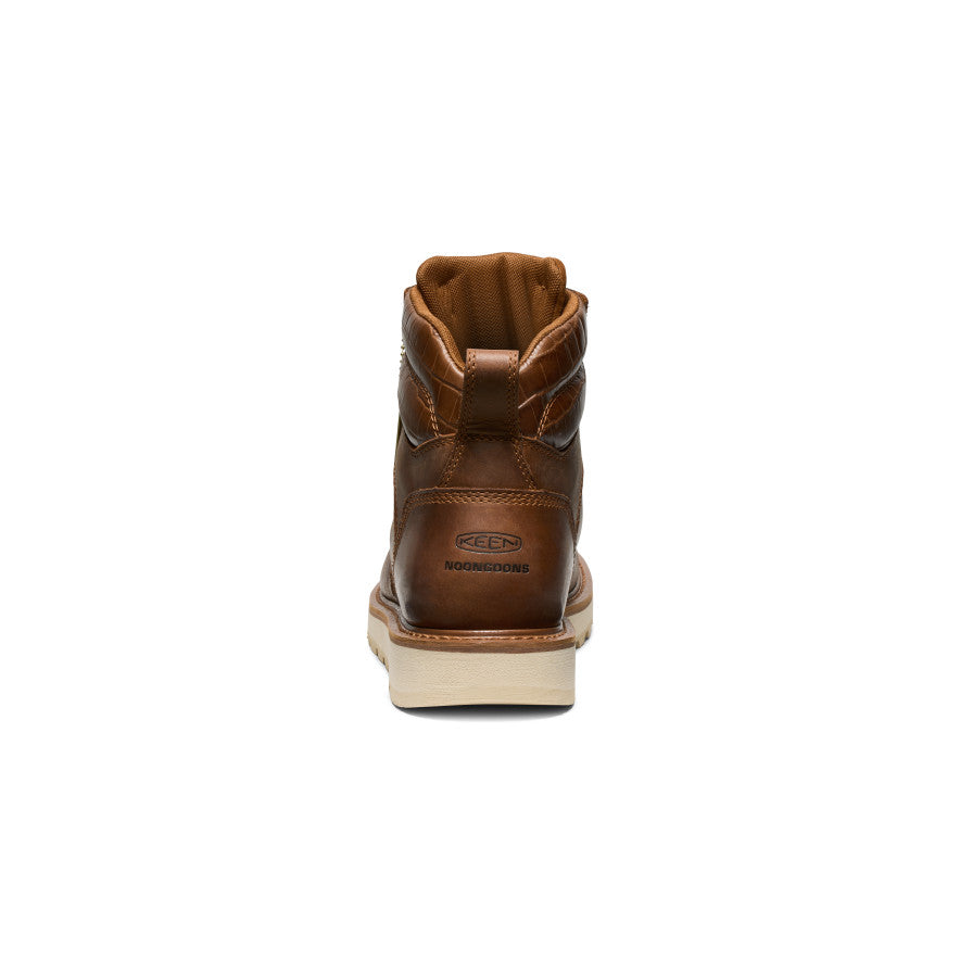 Men's Cincinnati 6" Boot (Soft Toe) x Noon Goons  Leather Brown/Off White | Keen