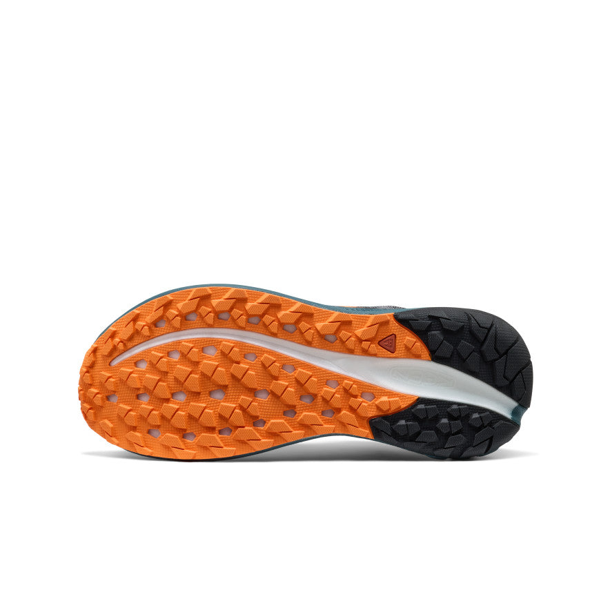 Men's Roam Trail Running Shoe Black/Orange Peel | Keen