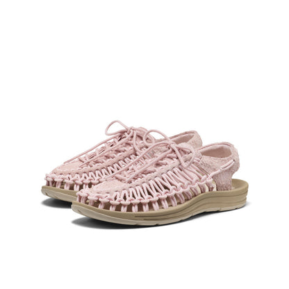 All Gender UNEEK Leather Sneaker Pale Lilac/Plaza Taupe | Keen