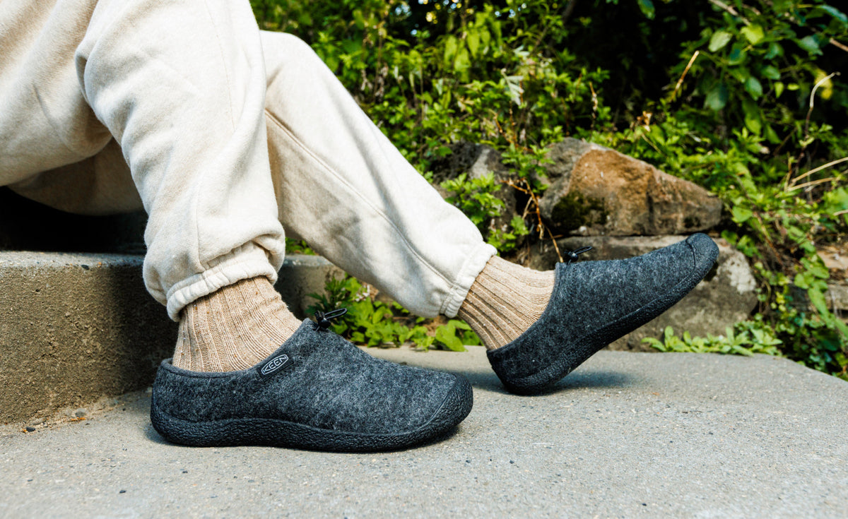 Men's Howser III Slide Charcoal Grey Felt/Black | Keen