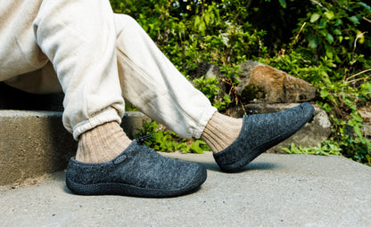 Men's Howser III Slide Charcoal Grey Felt/Black | Keen