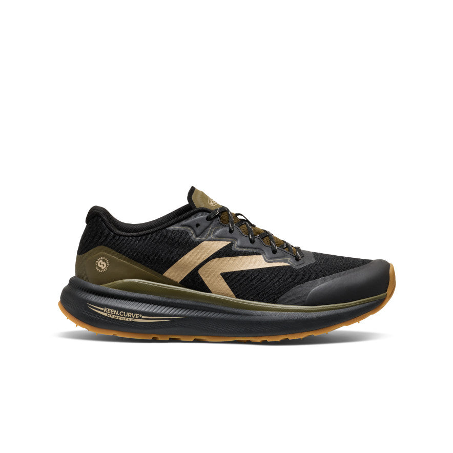 Men's WK500 Walking Shoe Black/Dark Olive | Keen