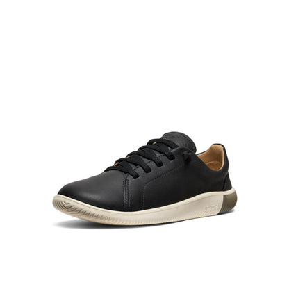Men's KNX Leather Sneaker Black/Star White | Keen