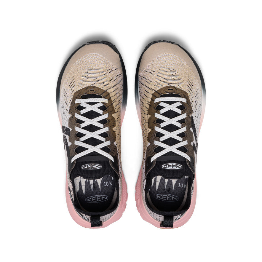 Men's Seek Trail Running Shoe Black/Sunset Sand | Keen