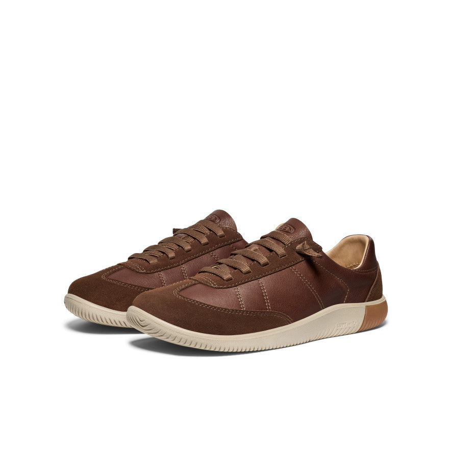 Men's KNX T-Toe Sneaker Dark Earth/Plaza Taupe | Keen