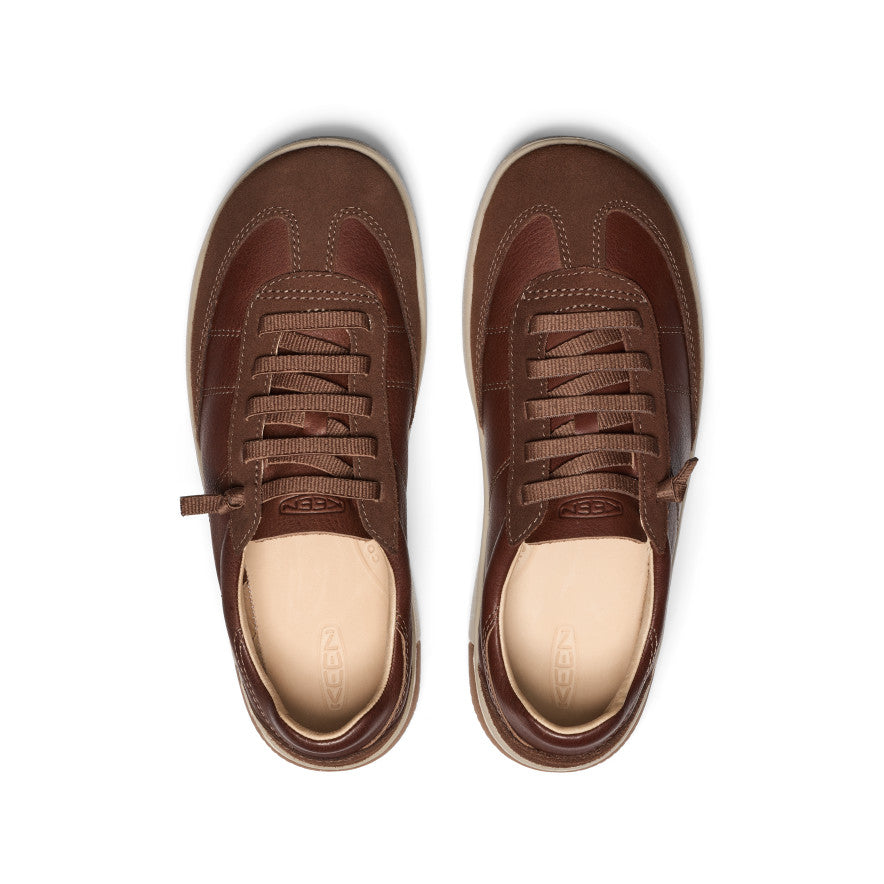Men's KNX T-Toe Sneaker Dark Earth/Plaza Taupe | Keen