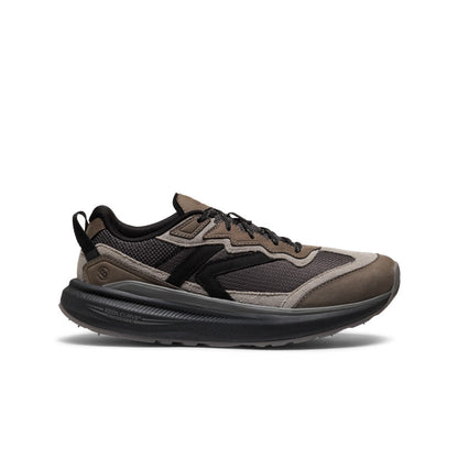 Men's WK500 Leather Walking Shoe Steel Grey/Black | Keen