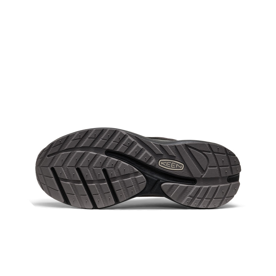 Men's WK500 Leather Walking Shoe Steel Grey/Black | Keen