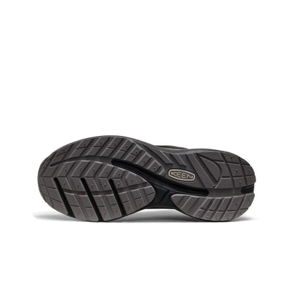 Men's WK500 Leather Walking Shoe Steel Grey/Black | Keen