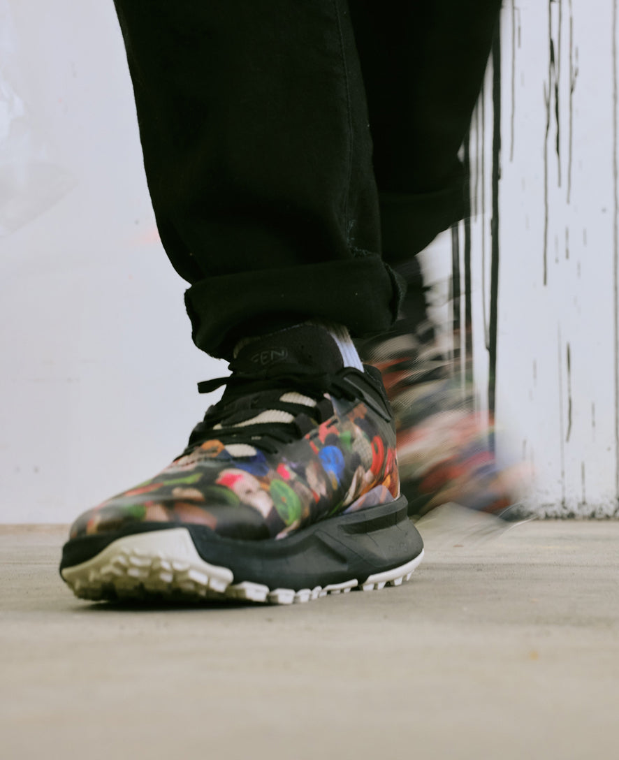 Men's 450 Dirt Hiking Shoe x Ultra Heavy & Palm Graphics Multi/Black | Keen
