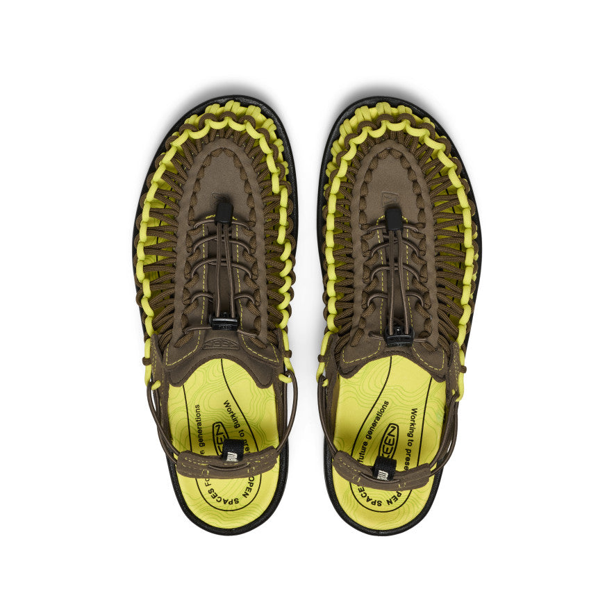 All Gender UNEEK II Convertible Metalwood Metalwood Limeade | Keen