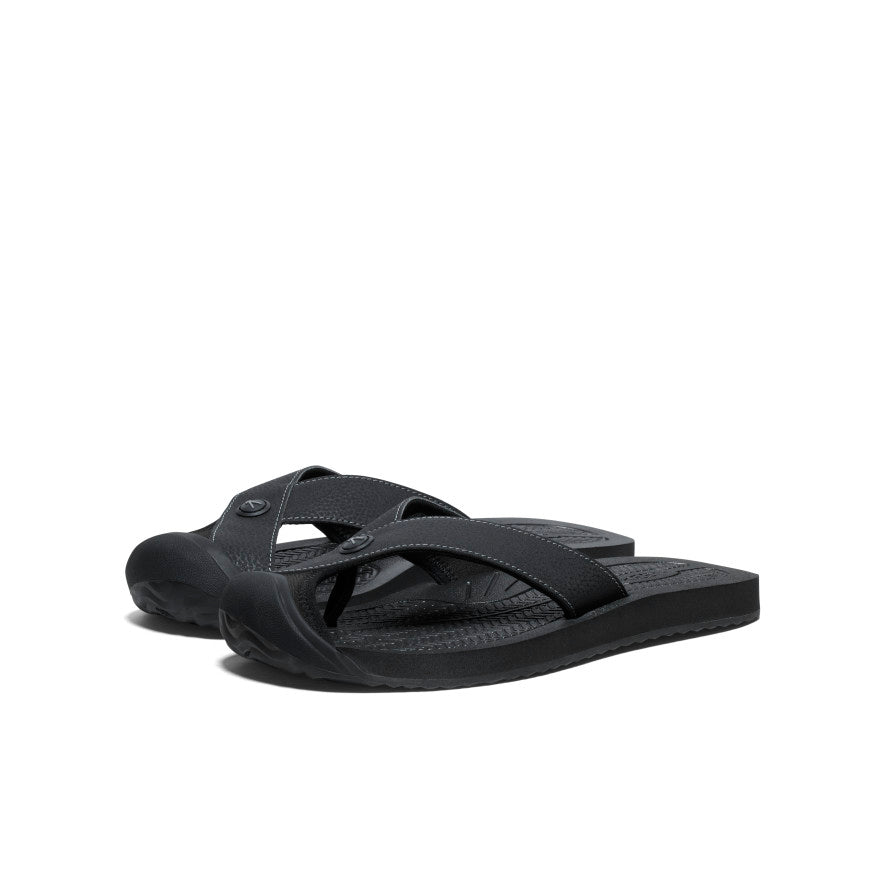 Men's Barbados Flip-Flop Black/Steel Grey | Keen