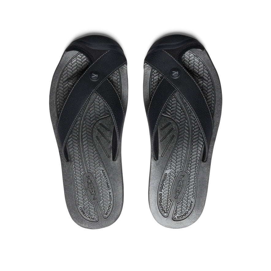 Men's Barbados Flip-Flop Black/Steel Grey | Keen