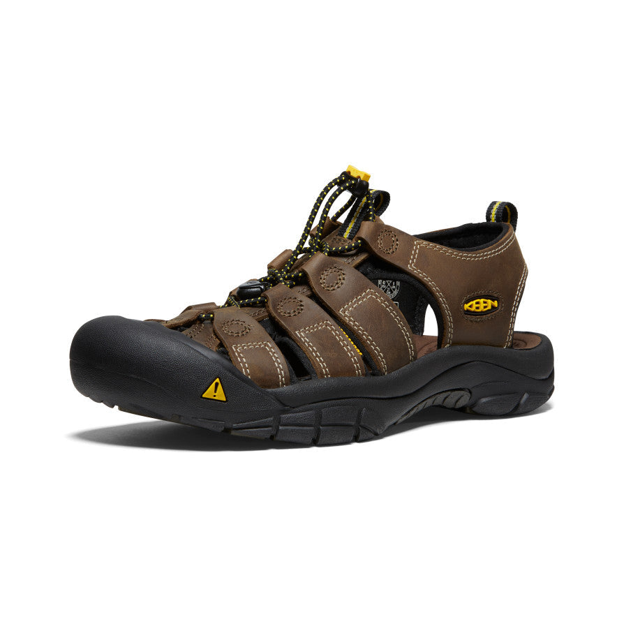 Men's Newport Leather Sandal Bison | Keen