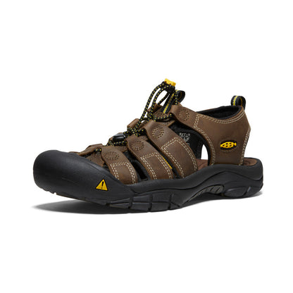 Men's Newport Leather Sandal Bison | Keen