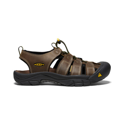 Men's Newport Leather Sandal Wide Bison | Keen