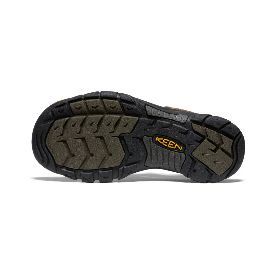 Men's Newport Leather Sandal Wide Bison | Keen