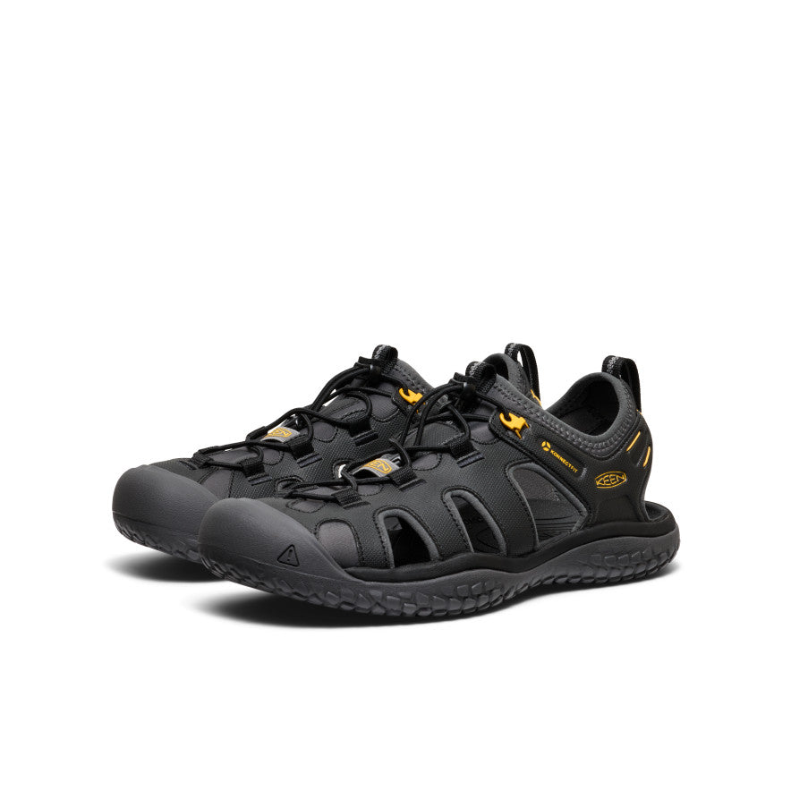 Men's SOLR Sandal Black/Gold | Keen