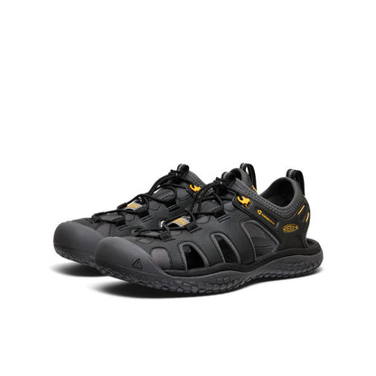 Men's SOLR Sandal Black/Gold | Keen