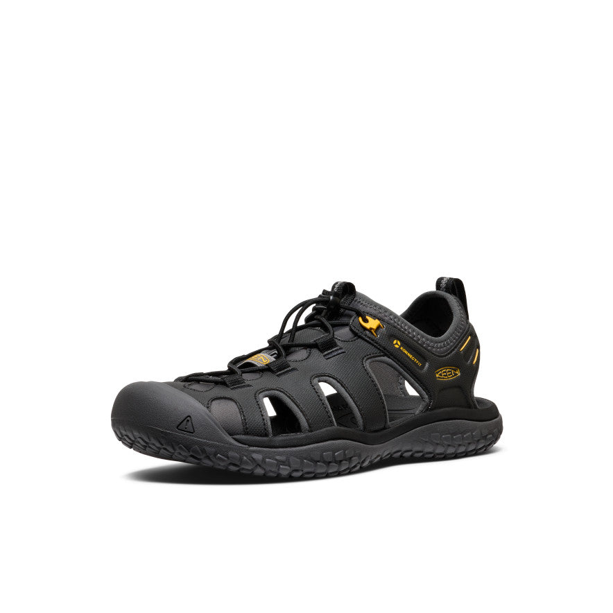 Men's SOLR Sandal Black/Gold | Keen