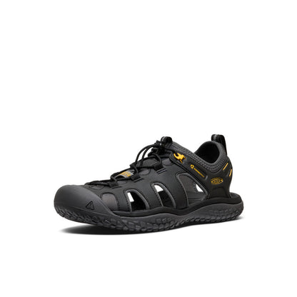 Men's SOLR Sandal Black/Gold | Keen