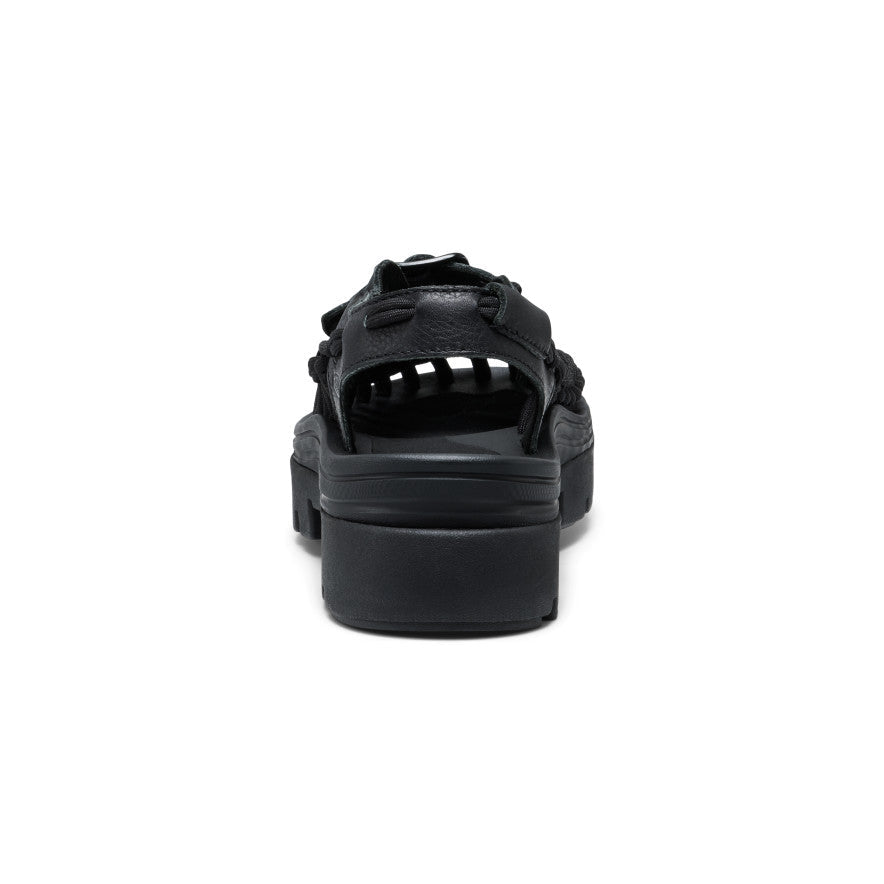 All Gender UNEEK PLT Mary Jane Sneaker Black Smooth Lea | Keen