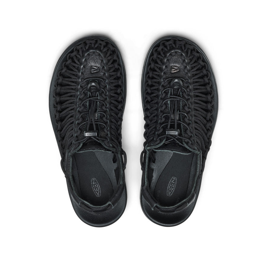 All Gender UNEEK PLT Sneaker Black Smooth Lea | Keen