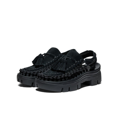 All Gender UNEEK PLT Tassel Sneaker Black/Black | Keen
