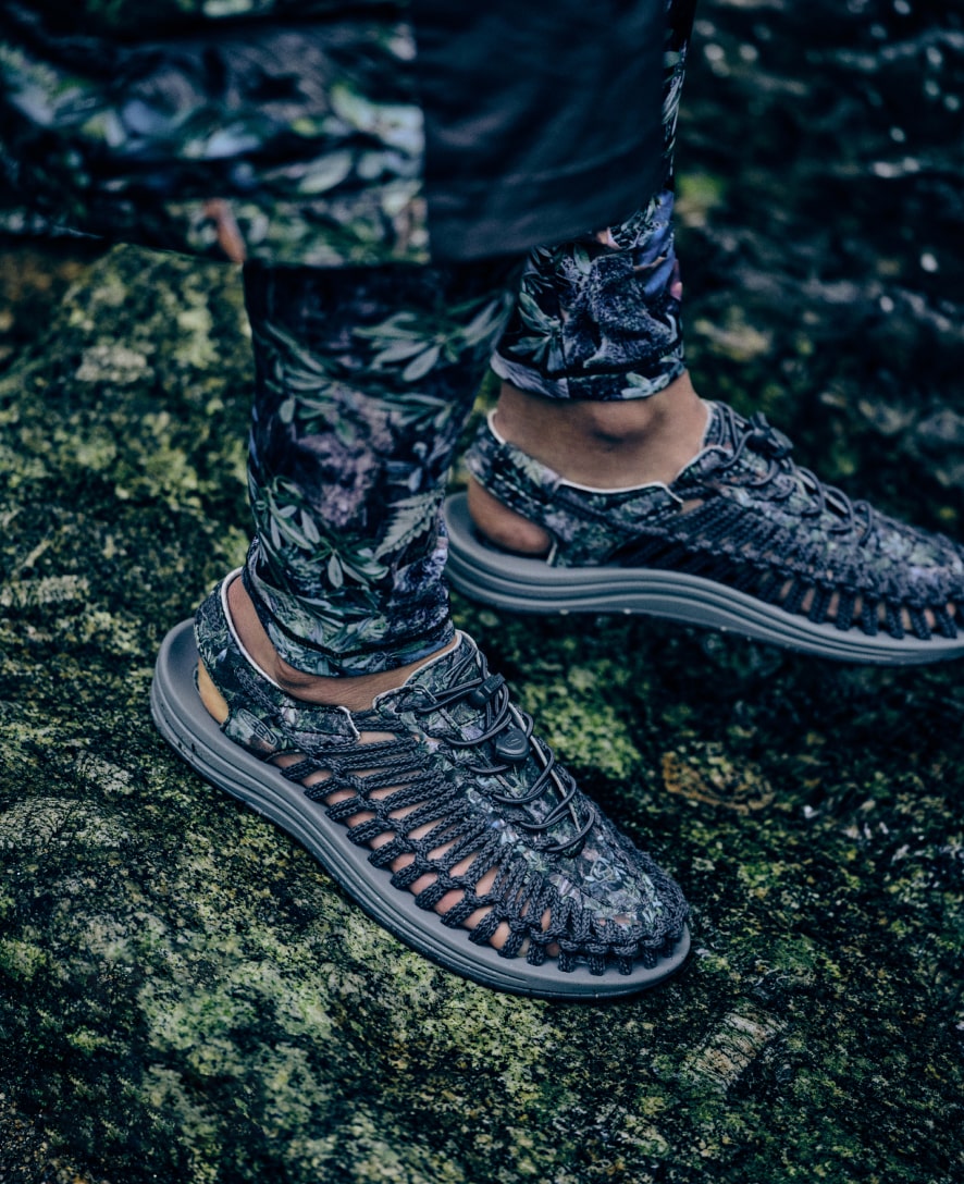 Men's UNEEK Sneaker x ELNEST Yakushima Forestra Camo | Keen