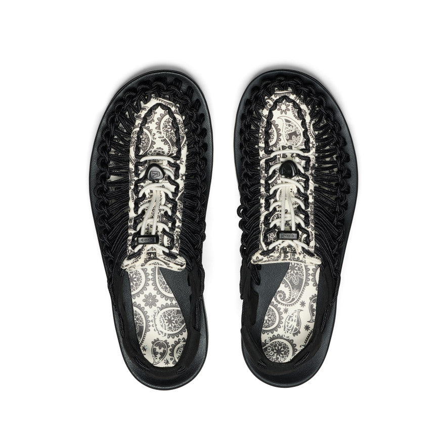 Men's UNEEK Sneaker x T.H.C. Blk Raven Paisley | Keen