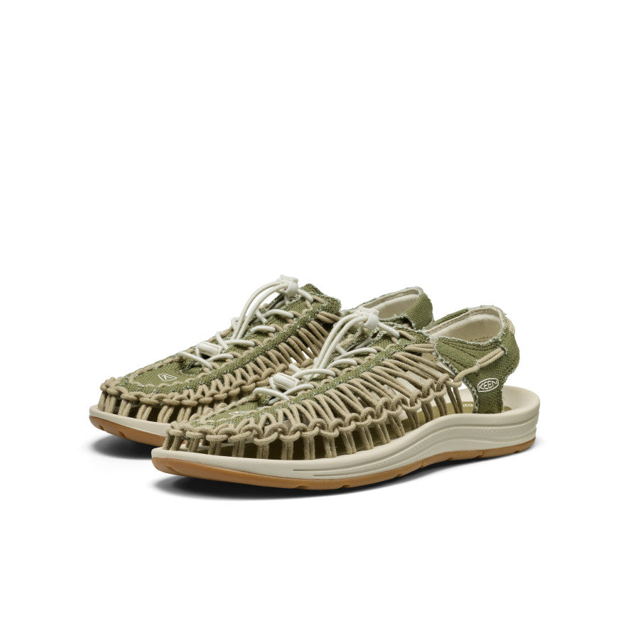 Men's UNEEK Canvas Martini Olive/Birch | Keen