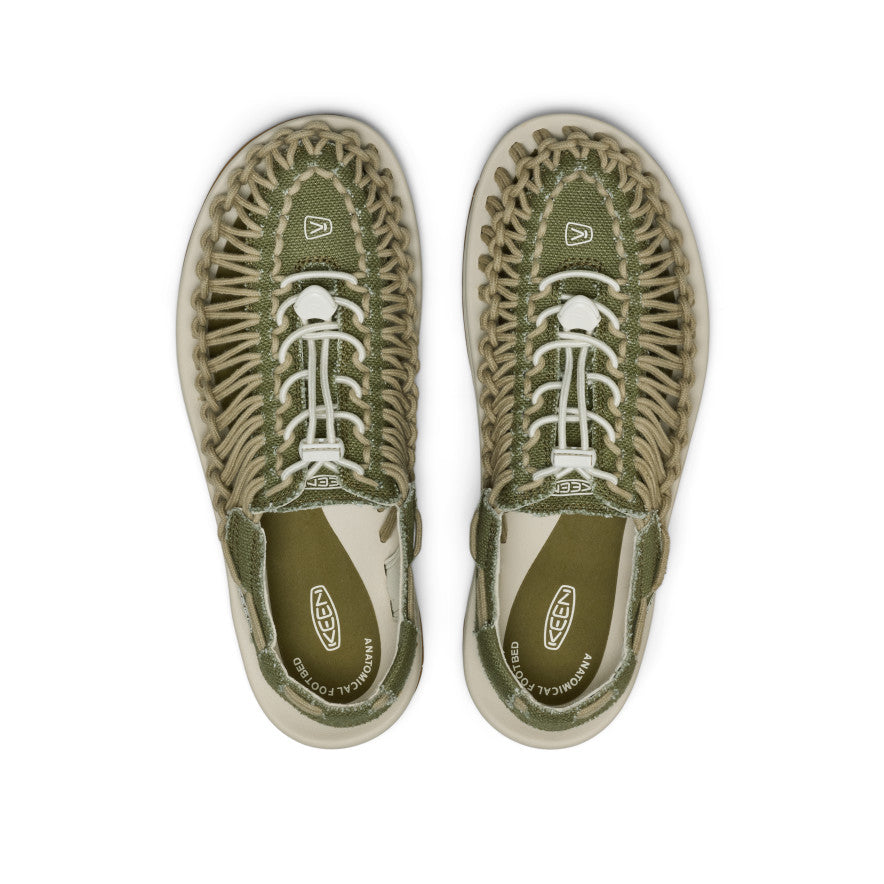 Men's UNEEK Canvas Martini Olive/Birch | Keen