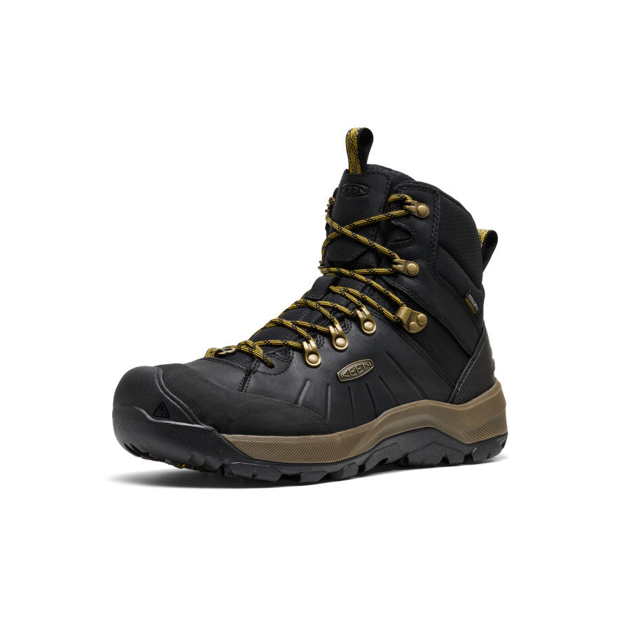 Men's Revel IV Polar Waterproof Boot Black/Lemon Curry | Keen