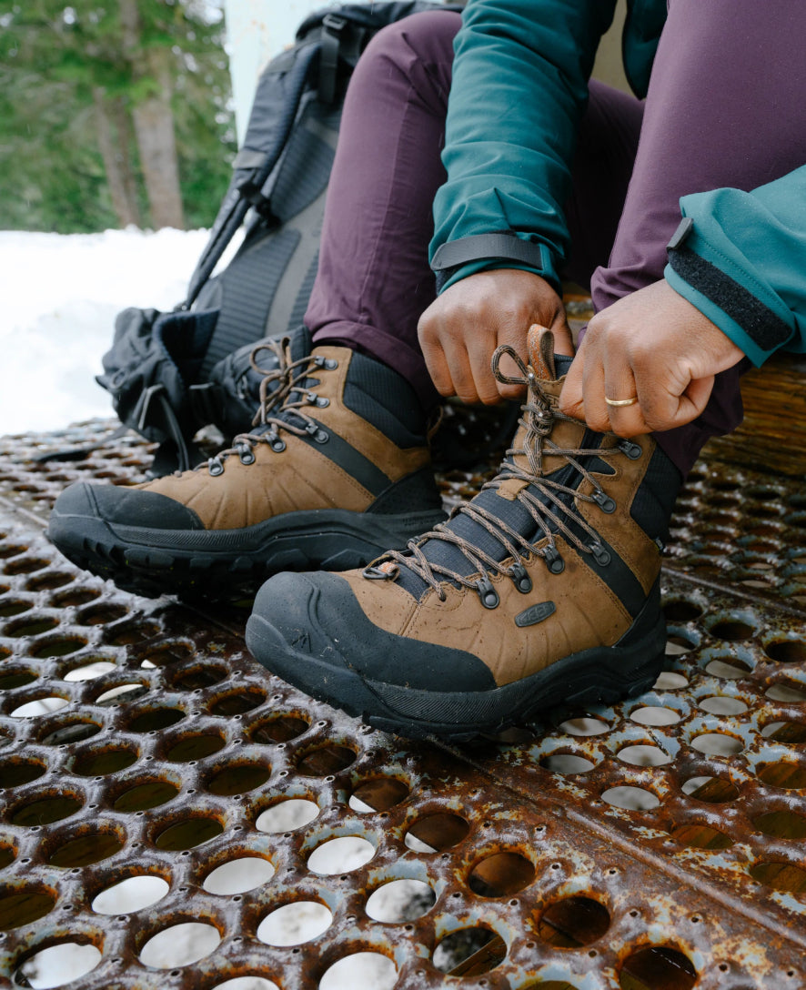 Men's Revel IV Polar Waterproof Boot Black/Lemon Curry | Keen