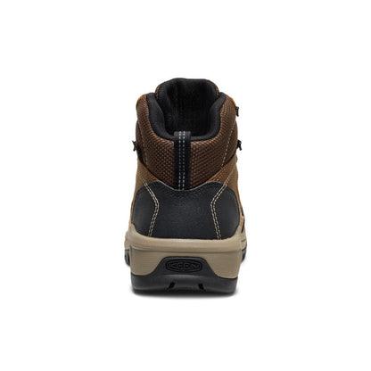 Women's Skokie Waterproof Work Boot (Soft Toe) Bison/Black | Keen