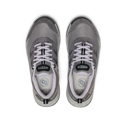 Women's Hightrail Waterproof Hiking Shoe Steel Grey/Thistle | Keen