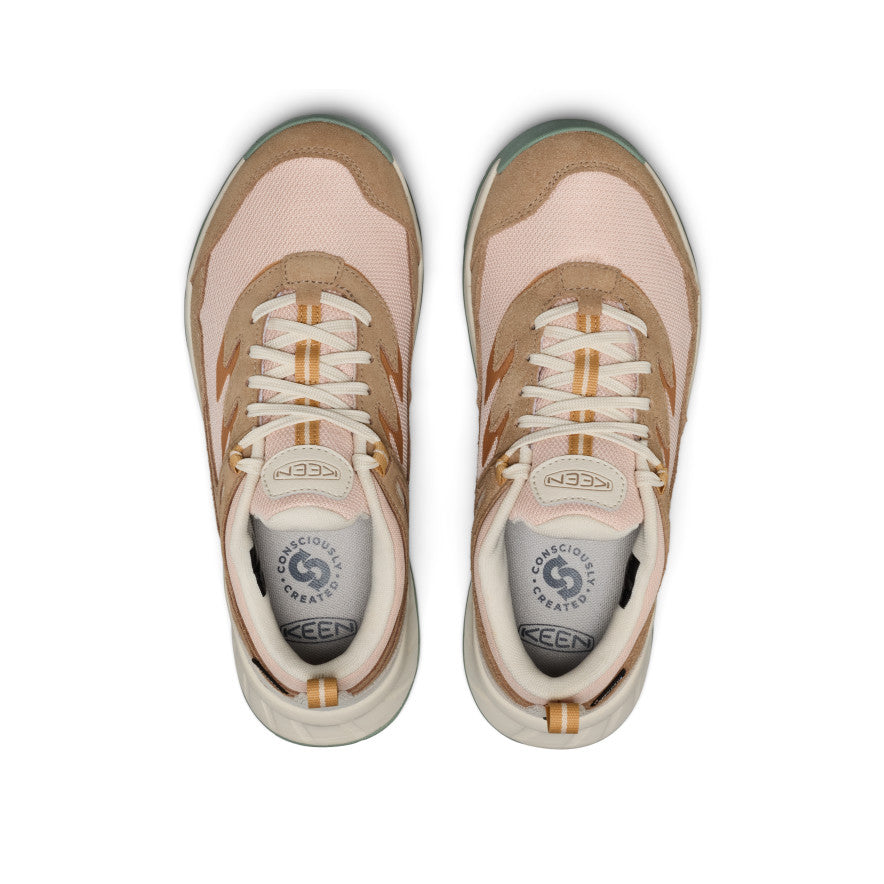 Women's Hightrail Waterproof Hiking Shoe Cameo Rose/Oak Buff | Keen