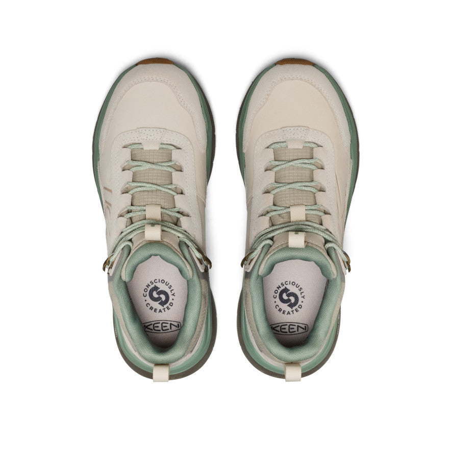 Women's Leiki Waterproof Leather Hiking Boot Birch/Lily Pad | Keen