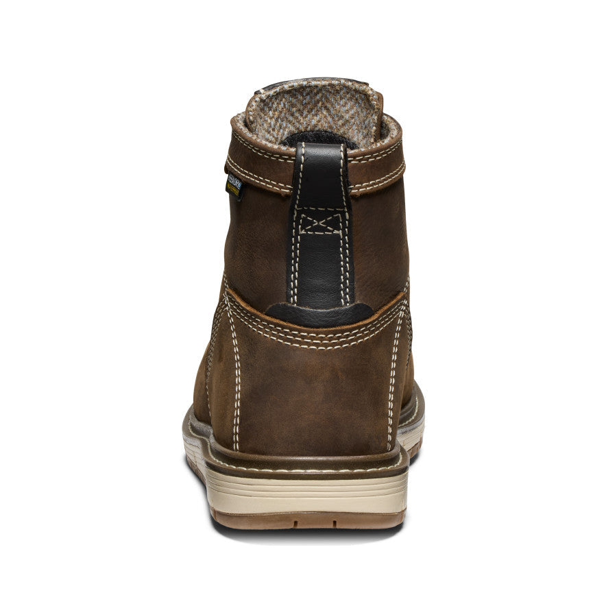 Women's San Jose 6" Waterproof Boot (Aluminum Toe) Cascade Brown/Gum | Keen