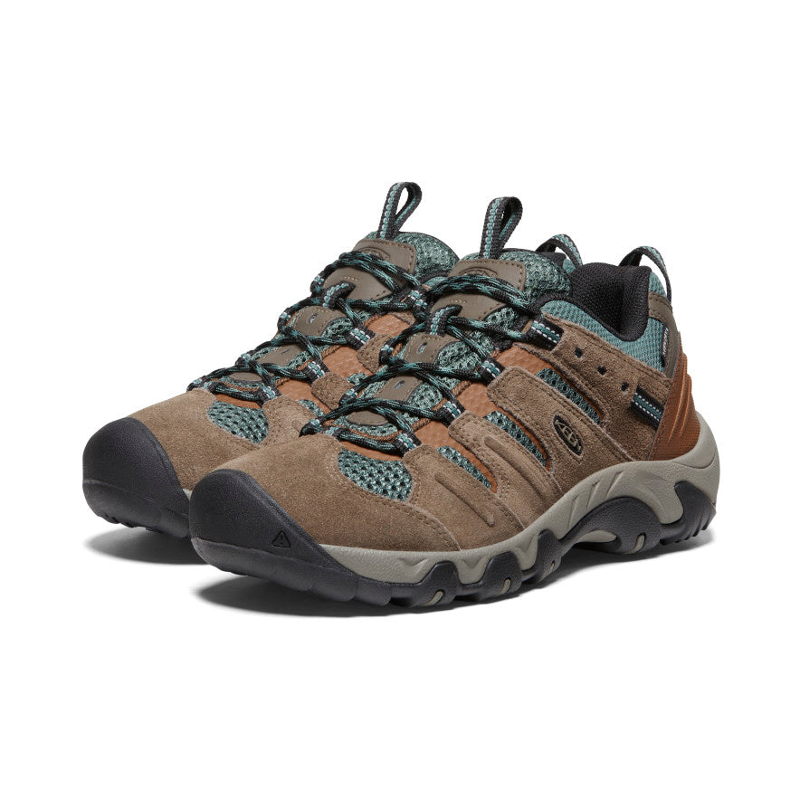 Women's Headout Waterproof Hiking Shoe Shitake/Dark Forest | Keen