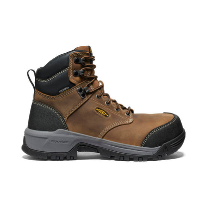 Women's Evanston 6" Waterproof Boot (Carbon Toe) Bison/Black | Keen