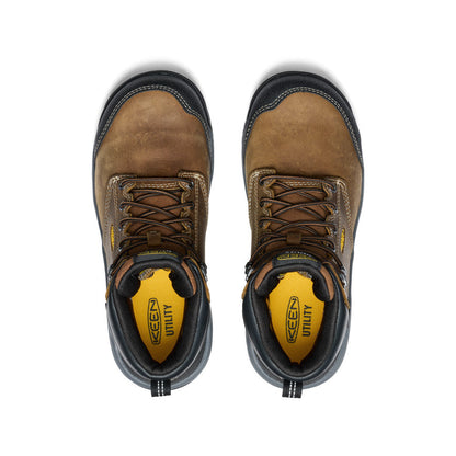 Women's Evanston 6" Waterproof Boot INT MET (Carbon Toe) Bison/Black | Keen