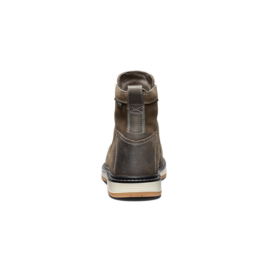Women's San Jose 6" Waterproof 90° Heel Boot (Aluminum Toe) Steel Grey/Gum | Keen