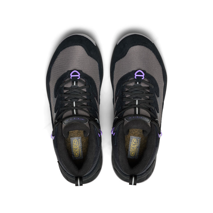 Women's Hightrail Polar Waterproof Hiking Boot Black/Aster Purple | Keen