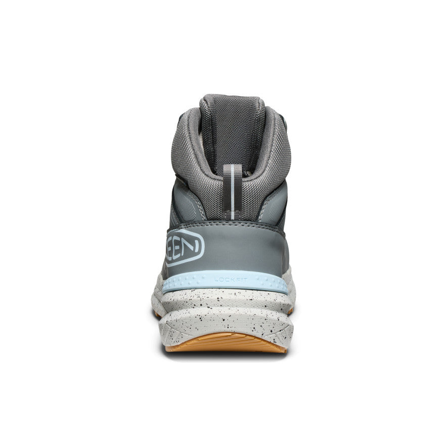 Women's Synchro Waterproof Work Boot (Carbon Toe) Steel Grey/Gum | Keen