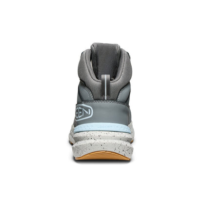 Women's Synchro Waterproof Work Boot (Carbon Toe) Steel Grey/Gum | Keen